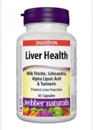 Webber Naturals Liver Health Capsules 65'S
