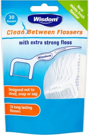 Wisdom Clean Between Flossers 30S