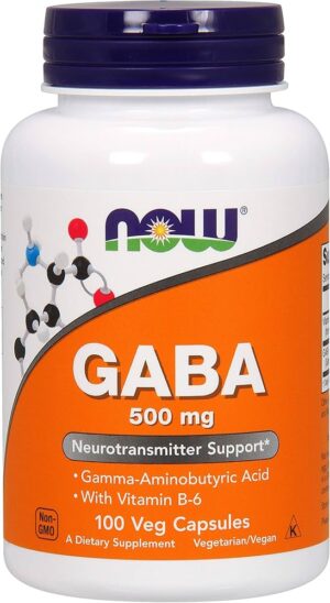 Now Gaba 500Mg Capsules 100'S