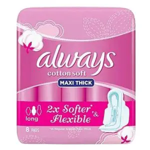ALWAYS ULTRA COTTON SOFT LONG 8`S