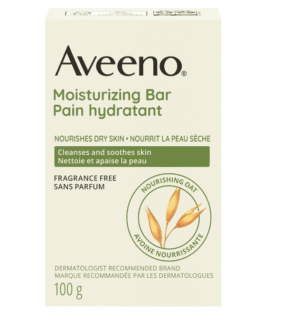 AVEENO MOISTURIZING BAR FRAGRANCE FREE 100G