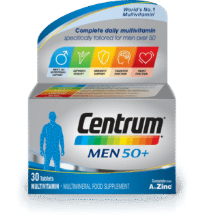 CENTRUM MENS 50+ 30S TABLETS