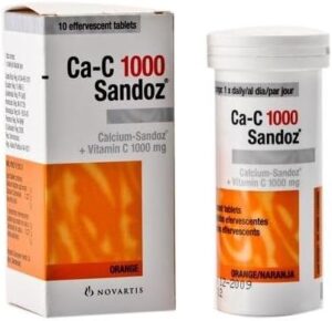 Cac Sandoz 1000 Vit C Tabs 10S