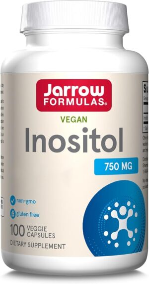 Jarrow Formula Inositol 750Mg Capsules.