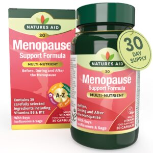 Natures Aid Menopause Support Vegan 30'S Capsules