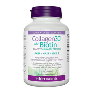 Webber Naturals Collagen 30 Biotin Tablets 120'S