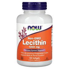 Now Lecithin Capsules 1200Mg 100'S